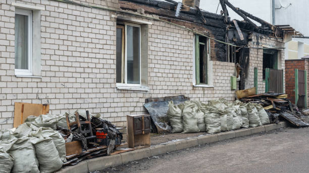 Professional Soot Cleanup technician working in Andover, MN